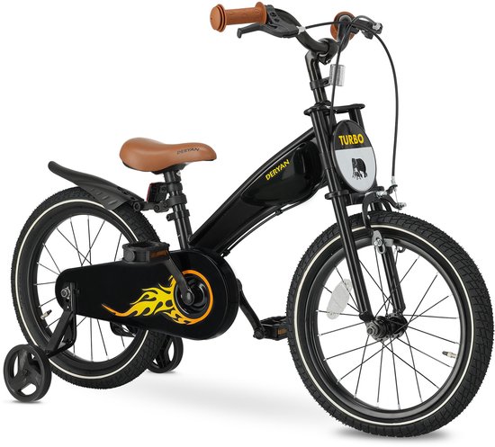 Turbo 3-in-1 Kinderfiets - 16 inch Bike van Merkloos