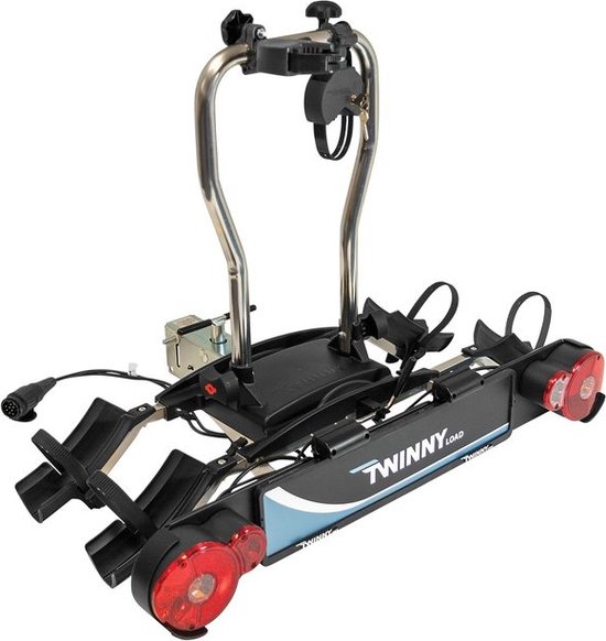 Twinny Load Fietsendrager e-Carrier II - Kantelbaar - Trekhaak - 2 Fietsen - afsluitbaar van T