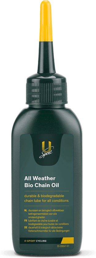 U-Sport All Weather Bio Chain Oil - 50 ml - Biologische Kettingolie - Voor alle weersomstandigheden - Race, MTB & Gravel