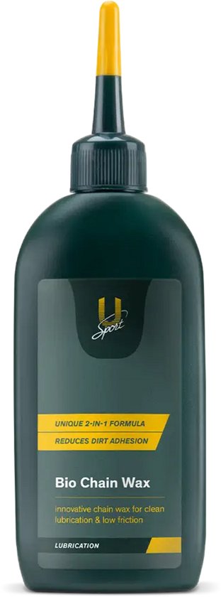 U-Sport Bio Chain Wax - 150 ml - Biologische Kettingwax & Esterolie - Voor een Schone & Stille Ketting - Race, MTB & Gravel
