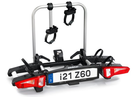Uebler i21Z-60 - Fietsendrager - 60° kantelbaar - geschikt voor 2 E-Bikes - 2024 Model van Uebler