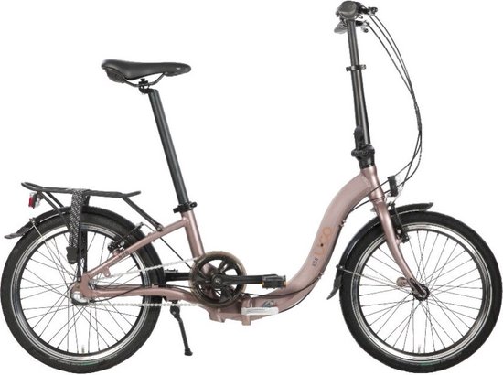 UGO 20 i3 maroon brown vouwfiets van Merkloos