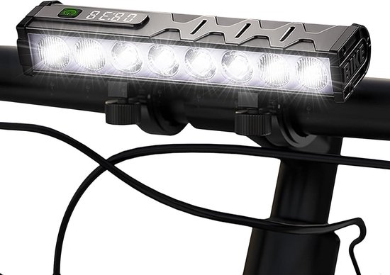 Ultraheldere 12.000 Lumen Fietsverlichting - Oplaadbare LED voor Nachtfietsen