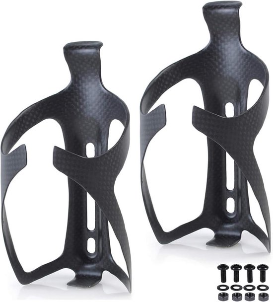 Ultralichte Full Carbon Fiets Drink Bidonhouder voor Racefiets en MTB - Set van 2 Stuks