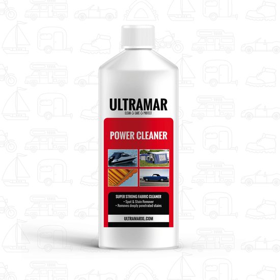 Ultramar - Power Cleaner 1L - Sterke Reiniger voor Bootkap, Tent, Cabriodak, Zonnescherm - Vlekkenverwijderaar - Vlekkenreiniger van Ultramar