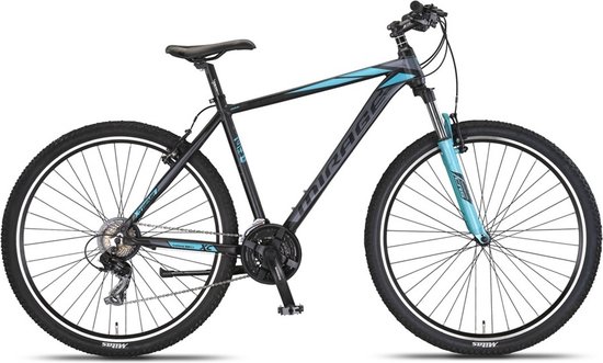 Umit Mirage Mountainbike 27,5 inch V-Brakes 21v Zwart/Turquoise van Umit