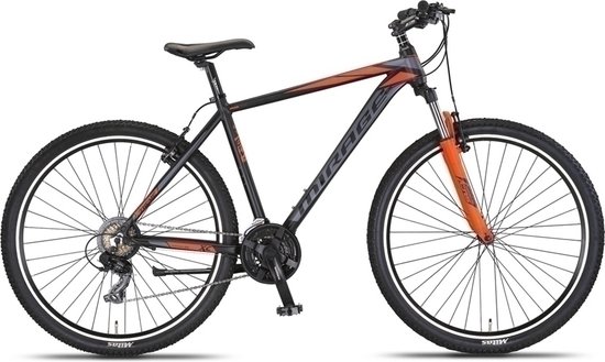Umit Mirage Mountainbike 29 inch 50cm V-Brakes 21v Zwart/Oranje