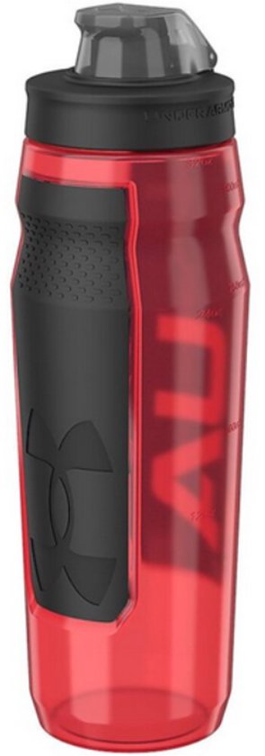 Under Armour Playmaker Squeeze Bidon 950ml - Drinkfles -Bidon - Sportfles - Rood