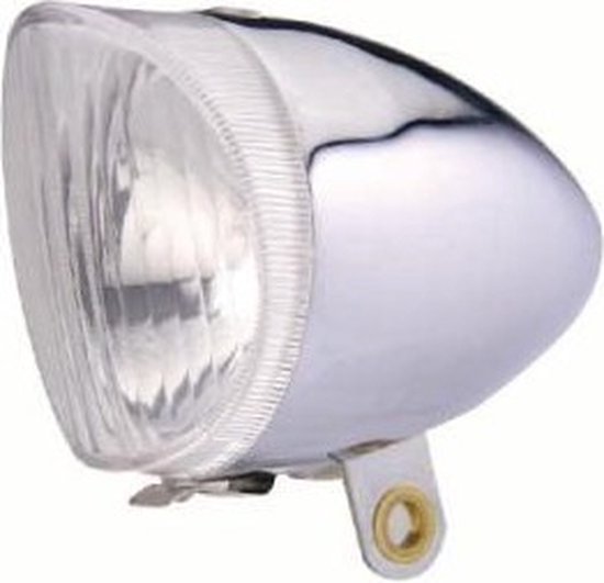 Union - Koplicht - koplamp -  Staal chroom - voor dynamo