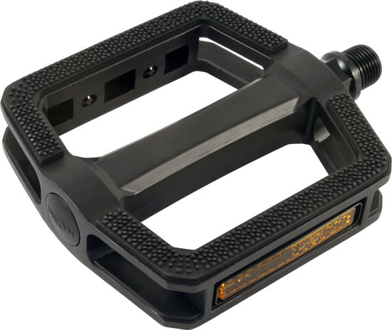 Union Pedalen SP-180 non-slip alu huis matzwart (blister) van Merkloos