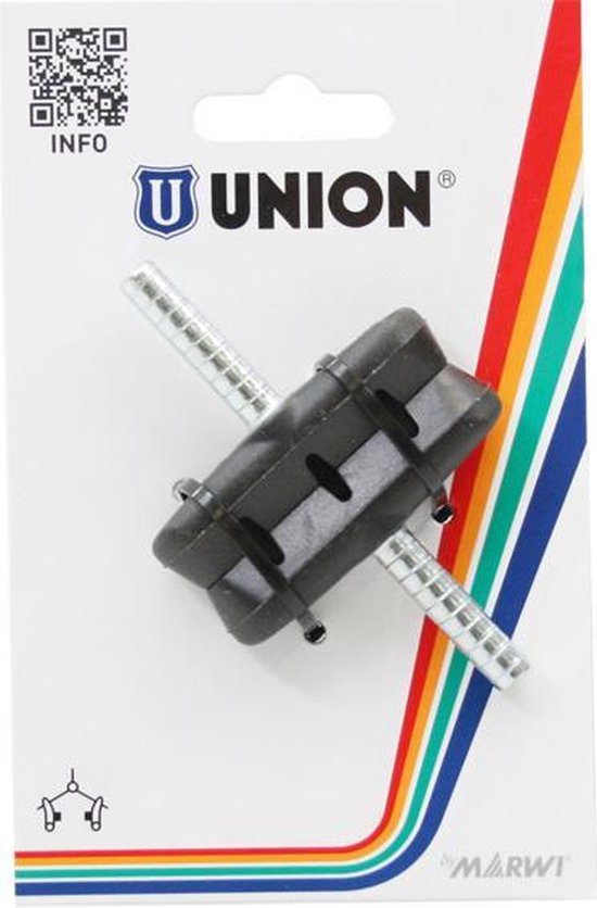 Union remblok canti m/stift (2) van Union