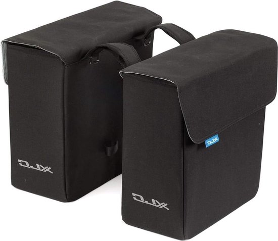 Unisex BA-S90 dubbele tas zwart 150 x 350 x 350 - Fietsaccessoires van Basil