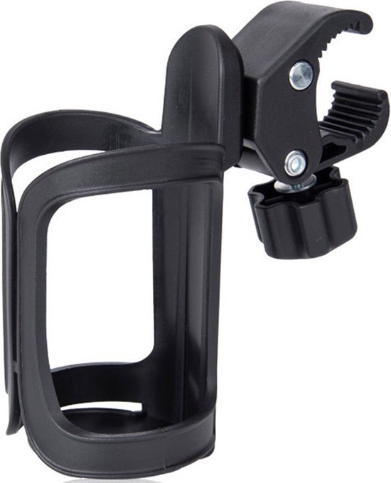 Universele Bekerhouder - Buggy Bekerhouder - Cupholder Kinderwagen - Wandelwagen flessenhouder - 360 graden rotatie - Eenvoudig te Monteren - drinkwater - bekerhouder - snelsluiting - universeel - voor fietsen, mountainbikes, kinderwagen en rolstoel van MyFriend