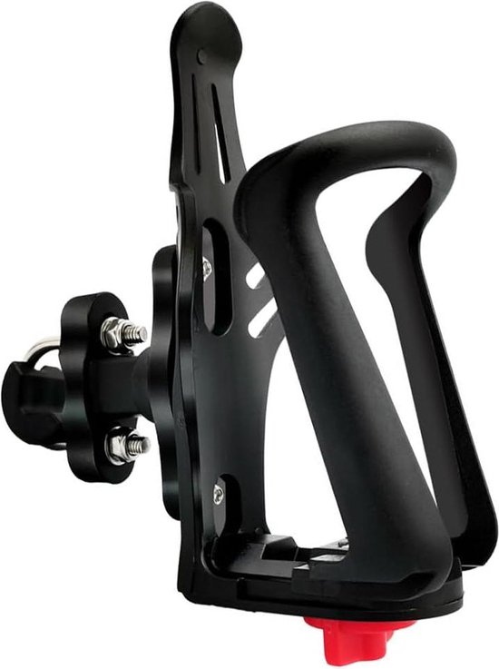 Universele bidonhouder verstelbaar voor fiets en motorfiets - Geschikt voor flessen 53-75 cm - Stuur- en framehouder met snelverstelknop van Universele
