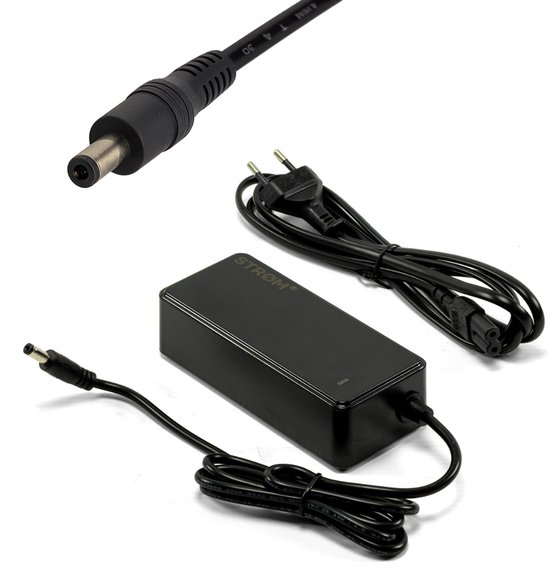 Universele DC 2.1x5.5x12mm Li-ion elektrische fiets oplader (o.a. Stella, Phylion, Batavus, Sparta, Babboe) - 36V 2A van Merkloos