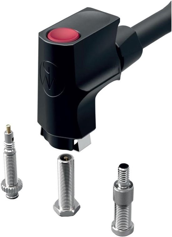 Universele Pompkop - Ventiel Adapter - Banden Oppompen - Voor Diverse Ventielen - XL - Rood