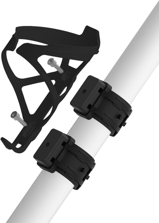 Unyqoos® Handige Fietsfleshouder Set met Adapter voor Schroefloze Montage