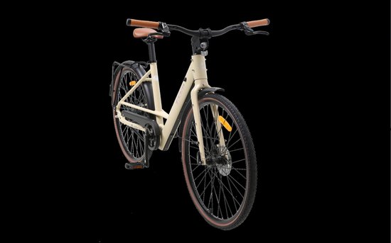 Urban e-bike met riem en actieradius 60-80 km