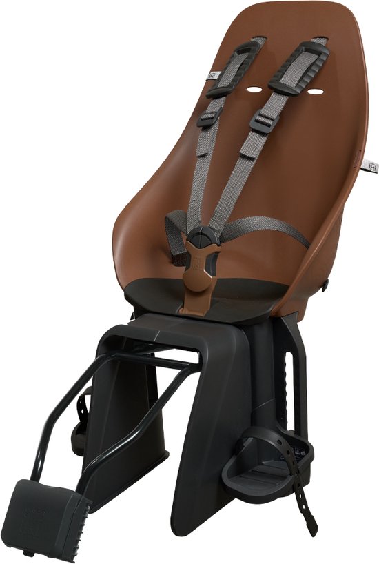 Urban Iki BIO Fietsstoeltje Achter Ta–ke Frame montage - Haniwa Brown/ Bincho Black van Urban Iki