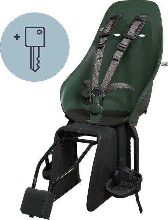 Urban Iki BIO Fietsstoeltje Achter Ta–ke Framemontage - Mosu Green/ Bincho Black van Urban Iki