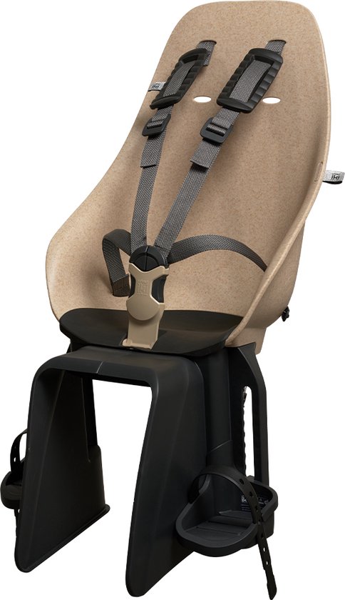 Urban Iki BIO Fietsstoeltje Achter Ta–ke MIK HD - Oishi Beige/ Bincho Black van Urban Iki