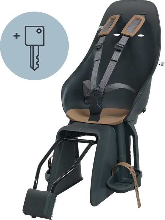 Urban Iki Fietsstoeltje Achter Ta–ke Framemontage - Bincho Black/ Kurumi Brown van Urban Iki