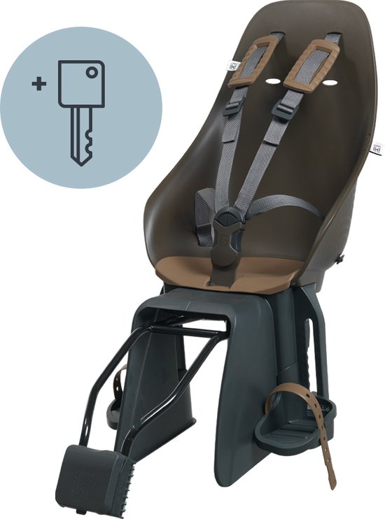 Urban Iki Fietsstoeltje Achter Ta–ke Framemontage - Koge Brown/ Kurumi Brown van Urban Iki