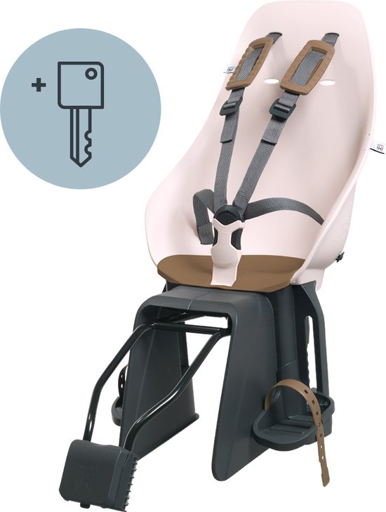 Urban Iki Fietsstoeltje Achter Ta–ke Framemontage - Sakura Pink/ Kurumi Brown van Urban Iki