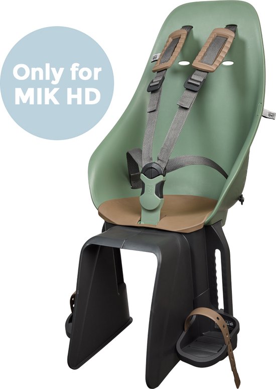 Urban Iki Fietsstoeltje Achter Ta–ke MIK HD - Icho Green/ Kurumi Brown van Urban Iki