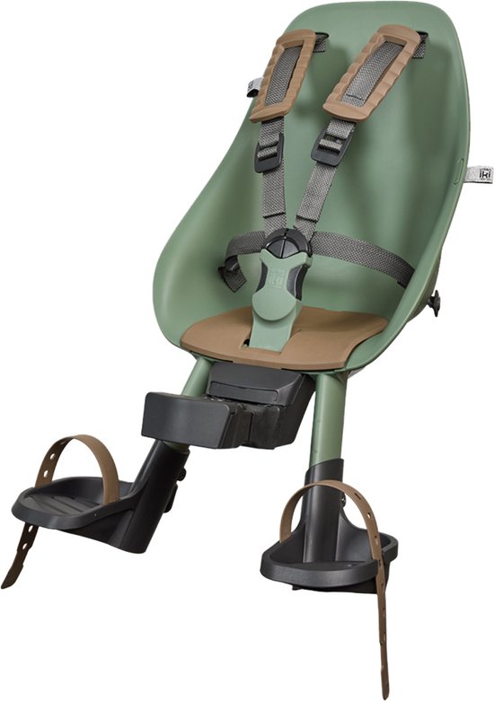 Urban Iki Fietsstoeltje Voor - Icho Green/Kurumi Brown van Urban Iki