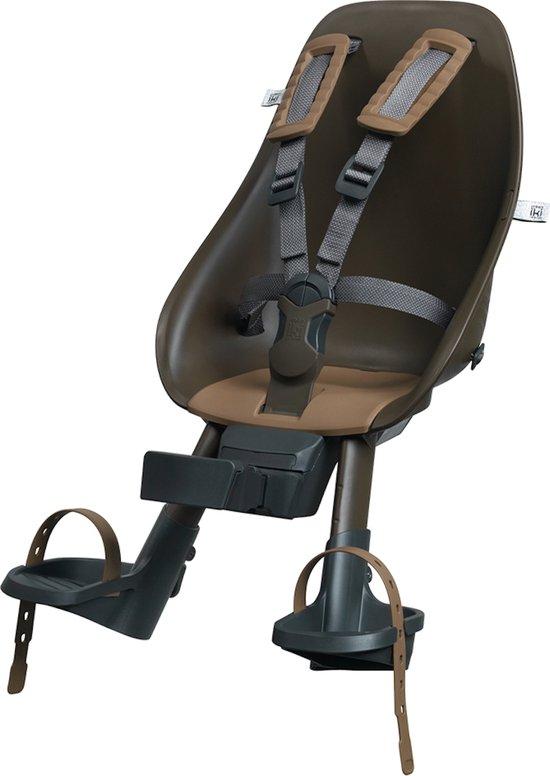 Urban Iki Fietsstoeltje Voor - Koge Brown/Kurumi Brown van Urban Iki