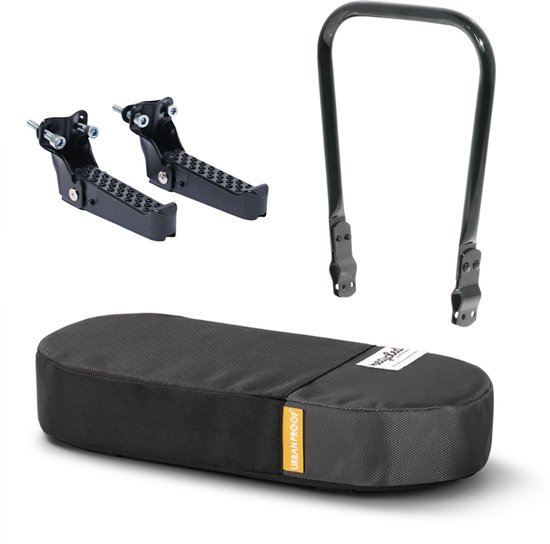Urban Proof Bagagedragerkussen - Velo Rugsteun - Velo Inklapbare Voetsteunen - Complete Set voor Kind Achterop Fiets - Inclusief Bevestigingsmateriaal van Urban Proof