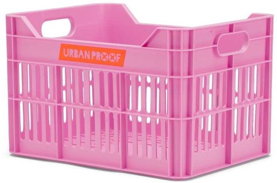 Urban Proof fietskrat 15L bright pink Recycled 30x22x19cm van Urban Proof