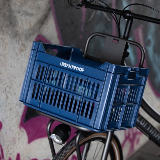 Urban Proof  Fietskrat - 30 L - Donkerblauw van Urban Proof