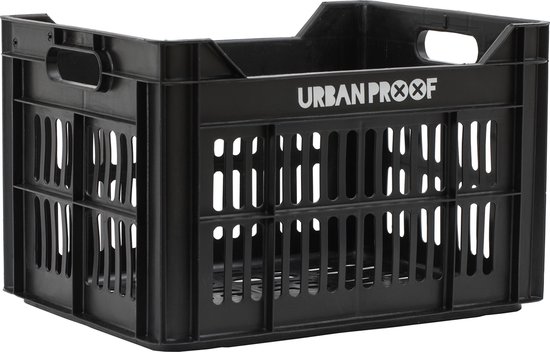 Urban Proof Fietskrat - 30 L - Zwart van Merkloos