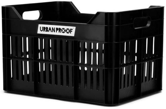 Urban Proof fietskrat 30L black Recycled 40x30x25cm van Urban Proof