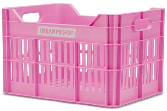 Urban Proof fietskrat 30L bright pink Recycled 40x30x25cm van Urban Proof