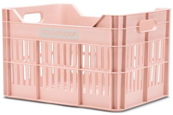 Urban Proof fietskrat 30L pastel pink Recycled 40x30x25cm van Urban Proof