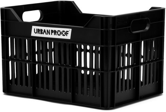 Urban Proof Junior fietskrat 15 Liter Gerecycled Kunststof Black van Urban Proof