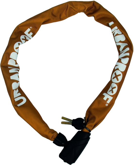 Urban Proof Kettingslot 8mm 100cm okergeel - UP400594 van Urban Proof