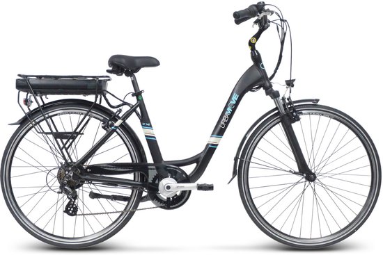 UrbanMove city ebike 13Ah 28 inch zwart
