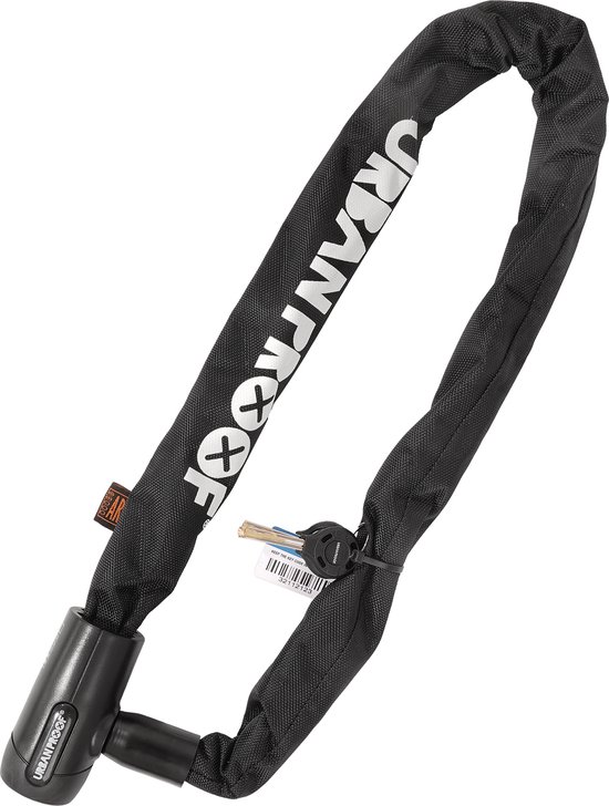 UrbanProof Kettingslot ART2 8mm 100cm zwart van UrbanProof