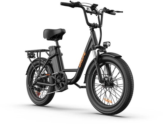 URLIFE E20 E-Bike - 20 inch - 80km actieradius-250W motor - zwart