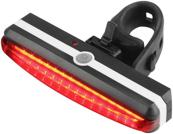 USB Oplaadbaar Fiets Achterlicht – Super Helder Waarschuwingslampje – Rood Waarschuwingslicht – MTB