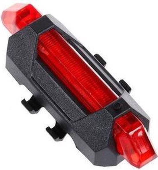 ***USB Oplaadbare Helder Fiets Led Lamp-Waterdichte Veiligheidswaarschuwing Achterlicht Licht Fiets Donker - [Merk] - van Heble® ***