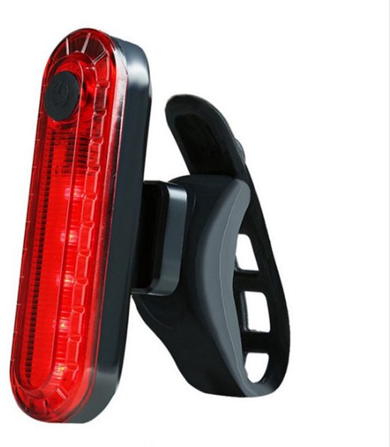 USB oplaadbare LED-fietsverlichtingsset: LED-koplampen voor en achter van aluminium, powerbank en telefoonhouder