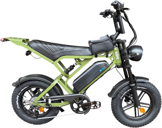 V20 Mini - Groen - 468Wh - Elektrische Fatbike van Merkloos