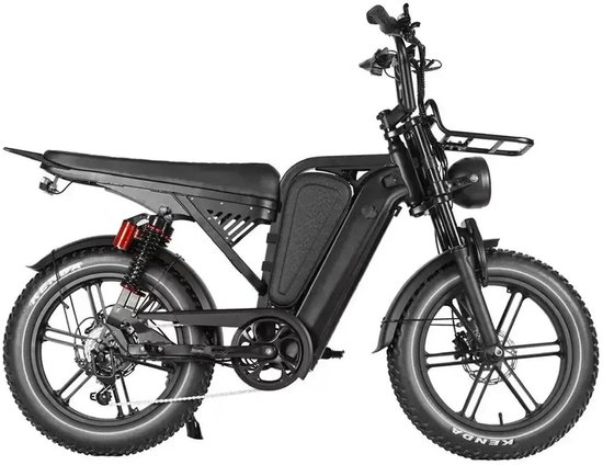 V20 Sport - Elektrische Fatbike - 20 inch - 250W motor - Actieradius tot 80 km - 7 versnellingen - Hydraulische schijfremmen - 874Wh accu - Zwart