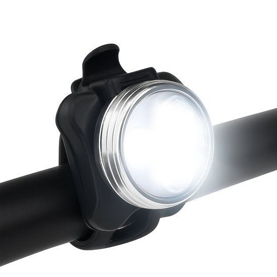 Valero Fietslamp Set USB Oplaadbaar - Fietsverlichting- LED Voor- & Achterlicht - Waterdicht, 4 Lichtstanden
