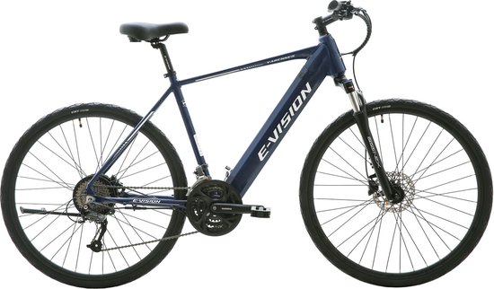 VARENNES CROSS Electric ATB - 52 Cm - 28 INCH - 27 Speed - Dark Blue van VARENNES